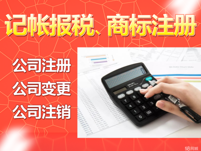 工商注册、代理记帐、财税服务提供申办一般纳税人、税控代办+票种核定等服务